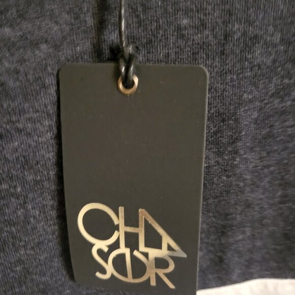 Chaser Black-And-Cream Long Sleeve Top SIZE: MEDIUM NWT - Picture 7 of 8